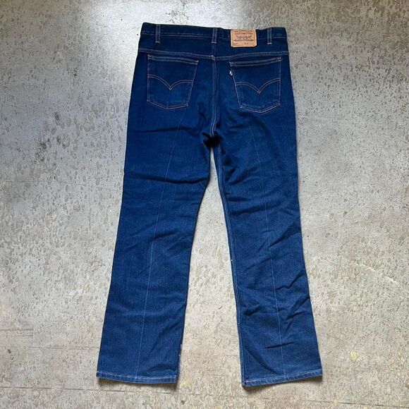 Vintage Black Tab Levi’s 517 Dark Wash Denim Jeans - Picture 4 of 6